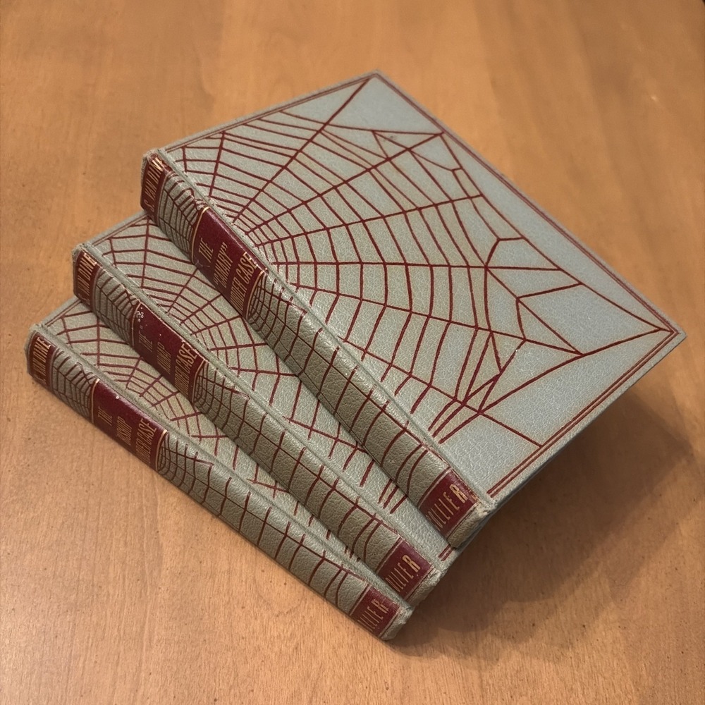 S.S. Van Dine Deluxe Edition Collier Set Of 3, spiderweb, Art deco, Philo Vance
